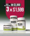 PACK 1 Definición: BCAA,Creatina y Ctirulina Malato